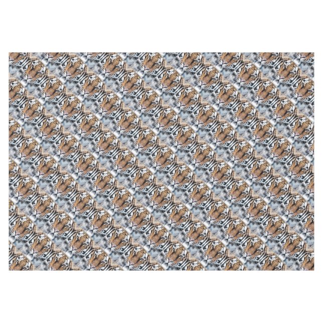 Toalha De Mesa Estilo gráfico de retrato do Tigre (Frente (Horizontal))