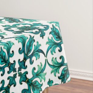 Toalha De Mesa Estilo italiano,mosaico,verde