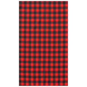 Toalha De Mesa Estilo Lumberjack - tecido vermelho + suas ideias