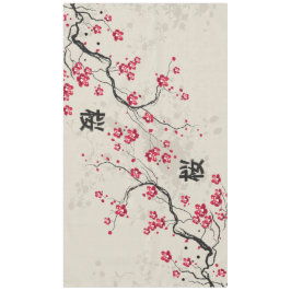 Toalha De Mesa Estilo Oriental Sakura Cherry Blossom Art