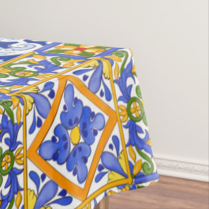 Toalha De Mesa Estilo siciliano, Arte de Verão