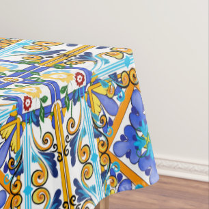 Toalha De Mesa Estilo siciliano,majolica,limões