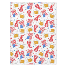 Toalha De Mesa Estrelas de Cerveja de Bandeira Patriótica America