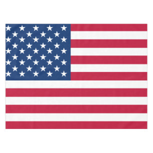 Toalha De Mesa Estrelas e faixas de bandeira americanas