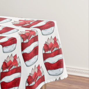 Toalha De Mesa Eton Mess Strawberry Meringue UK Dessert