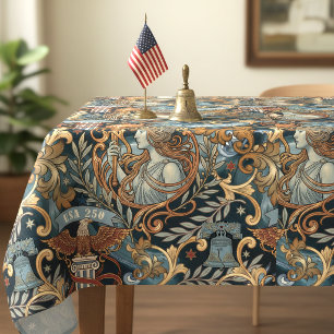Toalha De Mesa EUA 250 Liberty Art Nouveau Padrão ID1302
