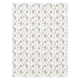 Toalha De Mesa Eucalyptus Acorns Christmas