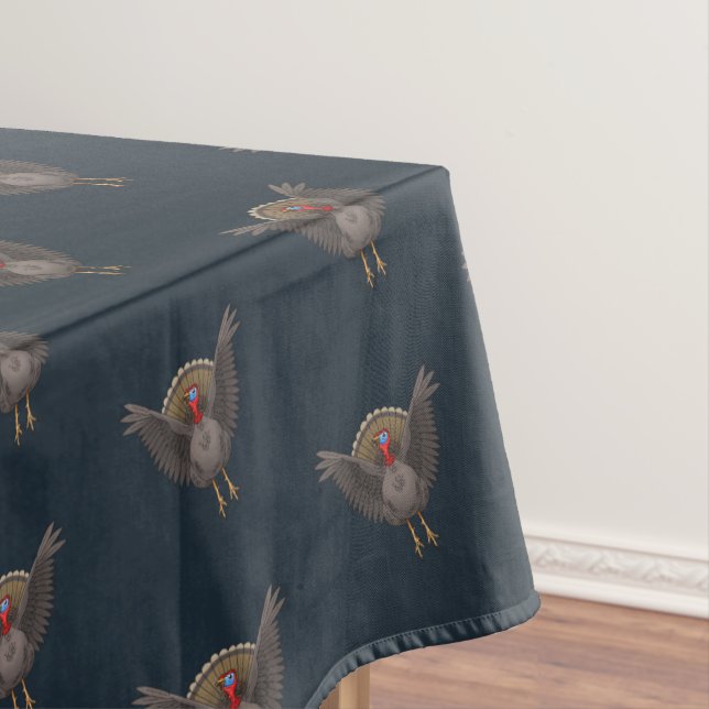 Toalha De Mesa Excelente Padrão Turco de Ação de Graças (Posição Original)