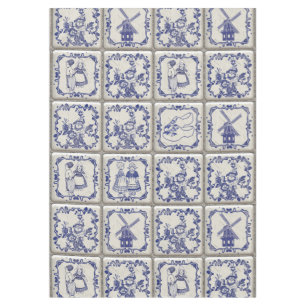Toalha De Mesa Exclui Azulejos de Padrão de Folha