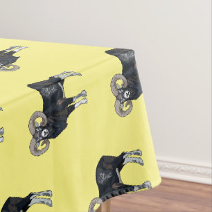 Toalha De Mesa Exemplo de desenho animado de ovelhas Mouflon