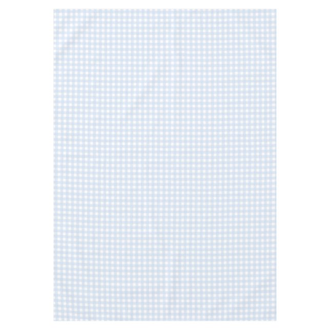 Toalha De Mesa F & L Blue Gingham (Frente)
