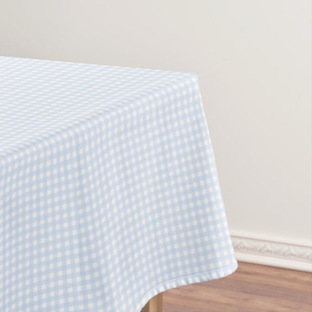 Toalha De Mesa F & L Blue Gingham (Posição Original)