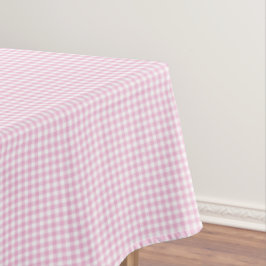 Toalha De Mesa F & L Rosa Mais Escuro Gingham