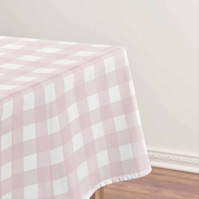 Toalha De Mesa F & L Tan Gingham (Posição Original)