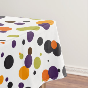 Toalha De Mesa Faça truques ou trate Bolinhas modernas do Hallowe