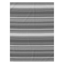 Toalha De Mesa faixas de cinza