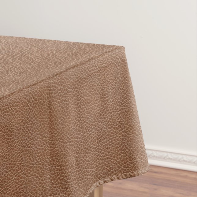 Toalha De Mesa Falso Brown natural de couro (Posição Original)