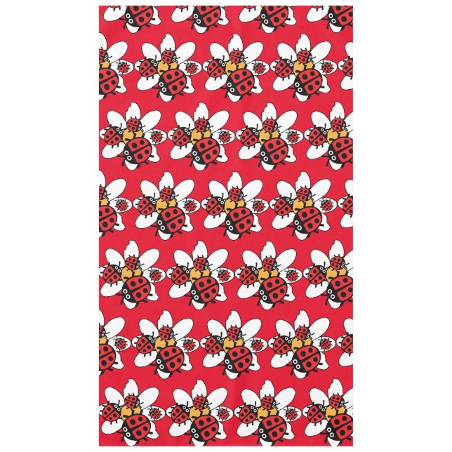 Toalha De Mesa Família Ladybird E Ladybug (Frente)