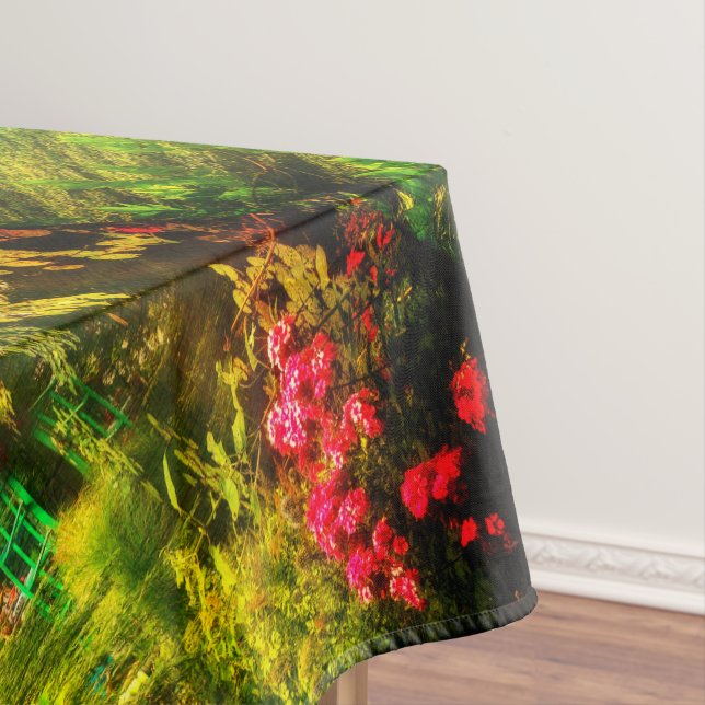Toalha De Mesa Familiar Claude Monet Giverny Pond com lírios (Posição Original)