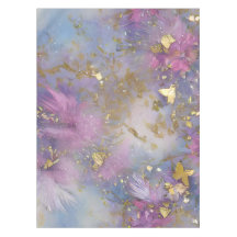 Fantasia de Tempestade de Glitter Roxo e Dourada