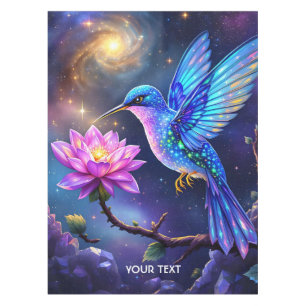 Toalha De Mesa Fantasia Flor Fofa Pequeno Pássaro