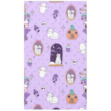 fantasioso roxo halloween assustador fantasma gato
