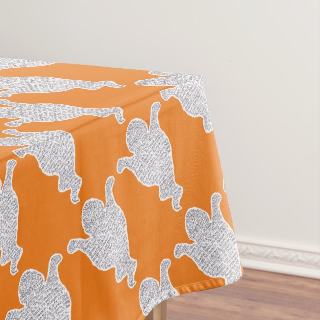 Toalha De Mesa Fantasma de Halloween (Posição Original)
