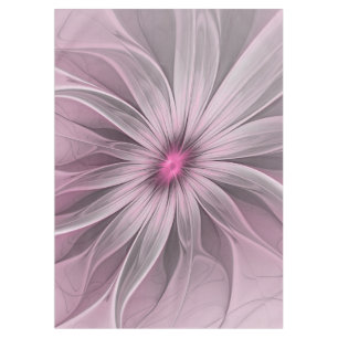 Toalha De Mesa Fantasy Abstrato Plum Floral Arte Fractal
