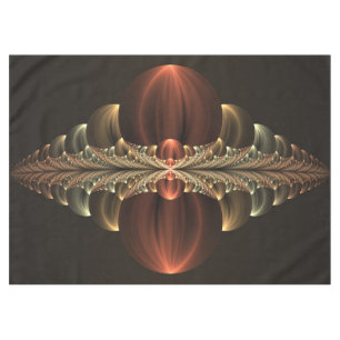 Toalha De Mesa Fantasy Construction Shiny Abstrato Fractal Art