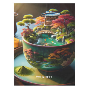 Toalha De Mesa Fantasy Cuja Copa Japonesa De Paisagem