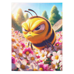 Toalha De Mesa Fantasy Cute Bee Flowers Sun