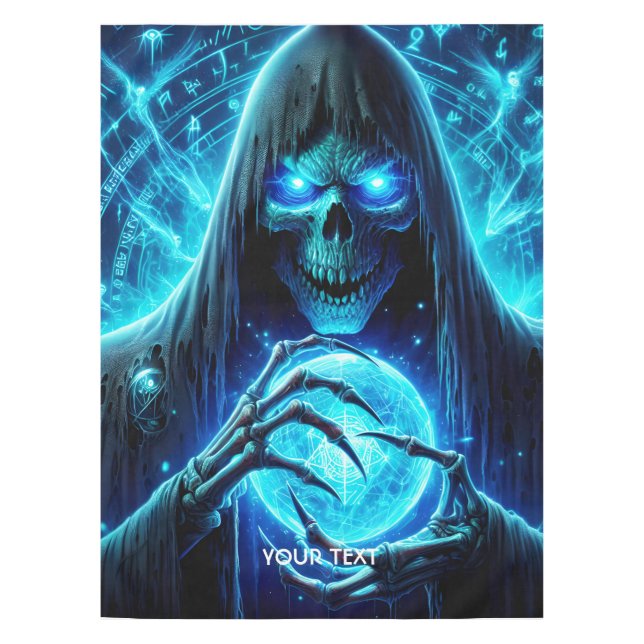 Toalha De Mesa Fantasy Cute Hood Blue Eyes (Frente)