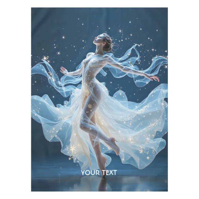 Toalha De Mesa Fantasy Cute Stars Lady Dancing (Frente)