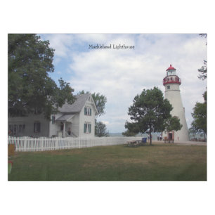 Toalha De Mesa Farol de Marblehead & tablecloth do keepershouse