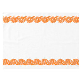 Toalha De Mesa Fatia de Laranja Cítrica de Verão Elegante Bordadu