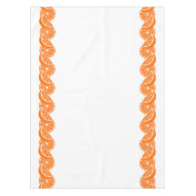 Fatia de Laranja Cítrica de Verão Elegante Bordadu