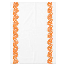 Toalha De Mesa Fatia de Laranja Cítrica de Verão Elegante Bordadu