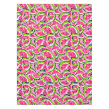 Fatias de Fruta de Melancia Rosa / Festa de Verão