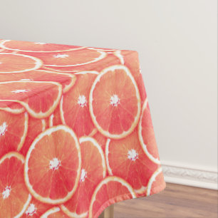 Toalha De Mesa Fatias de toranja rosa