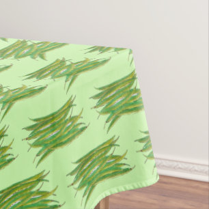 Toalha De Mesa Feijão Verde Veggie Vegetal Veggie