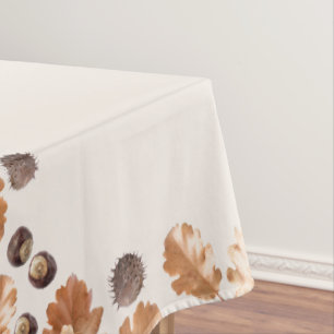 Toalha De Mesa Felicidades do outono castanho de Ação de Graças F