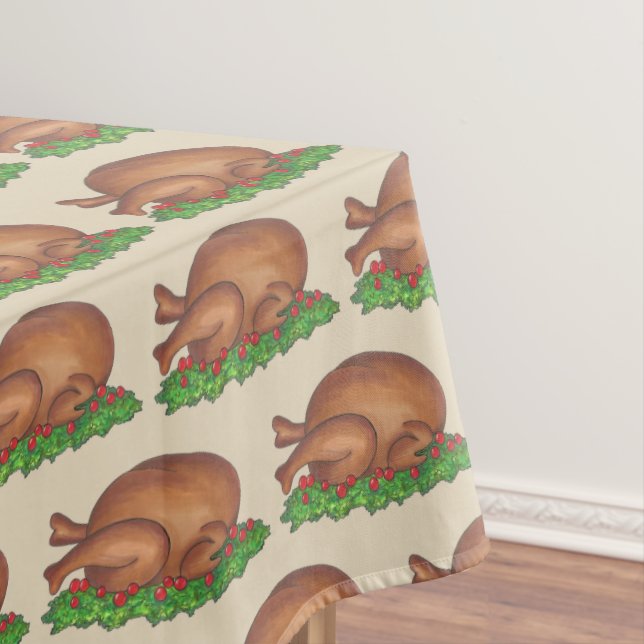 Toalha De Mesa Feliz Dia da Turquia Janta de Ação de Graças Púlti (Posição Original)