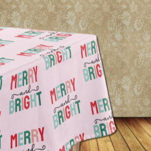 Toalha De Mesa Feliz e Natal brilhante