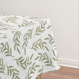 Toalha De Mesa Feliz Natal, Cypress & Snowfall Patteray