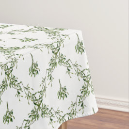 Toalha De Mesa Feliz Natal Mistletoe Floral
