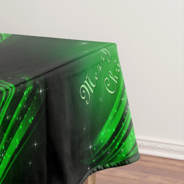 Toalha De Mesa Feliz Natal Verde (Posição Original)