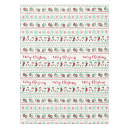 Toalha De Mesa Feriado de Padrão de Suéter de Natal Feio