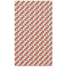 Toalha De Mesa Feriado de Poinsettia Vermelha