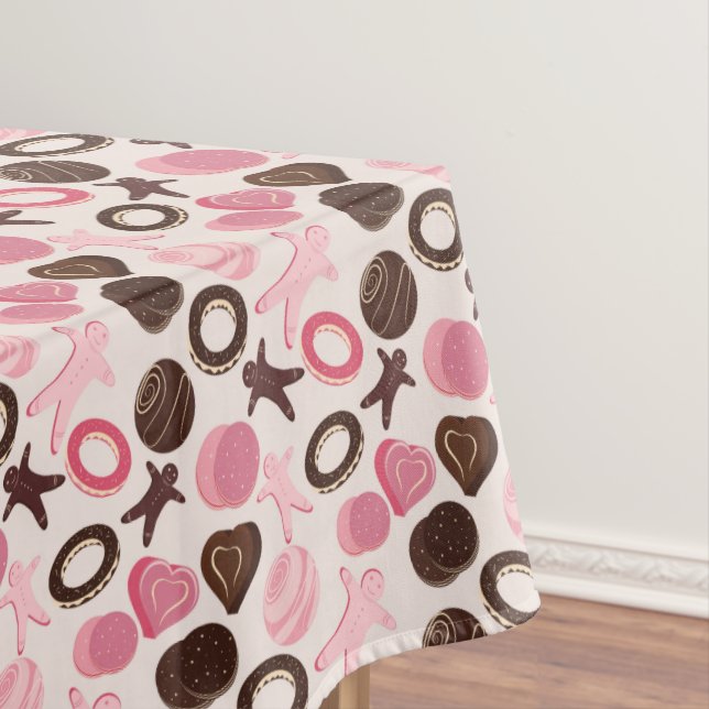 Toalha De Mesa Feriados Felizes do Festa de Biscoito! (Posição Original)