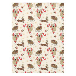 Toalha De Mesa Feriados felizes para Papais noeis bonitos